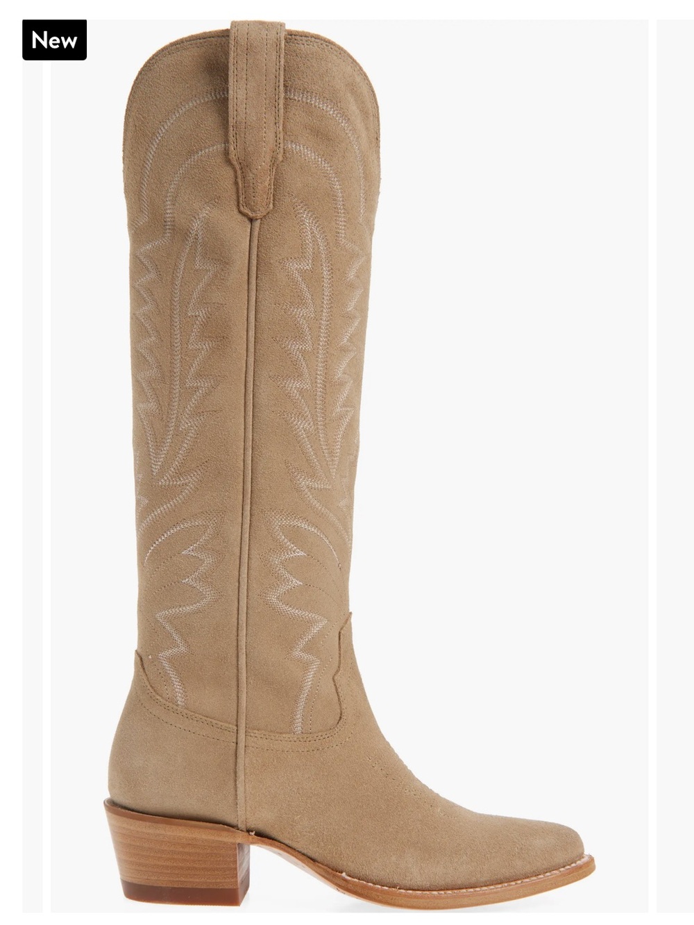 Tecova Abby Driftwood Suede Western Boots